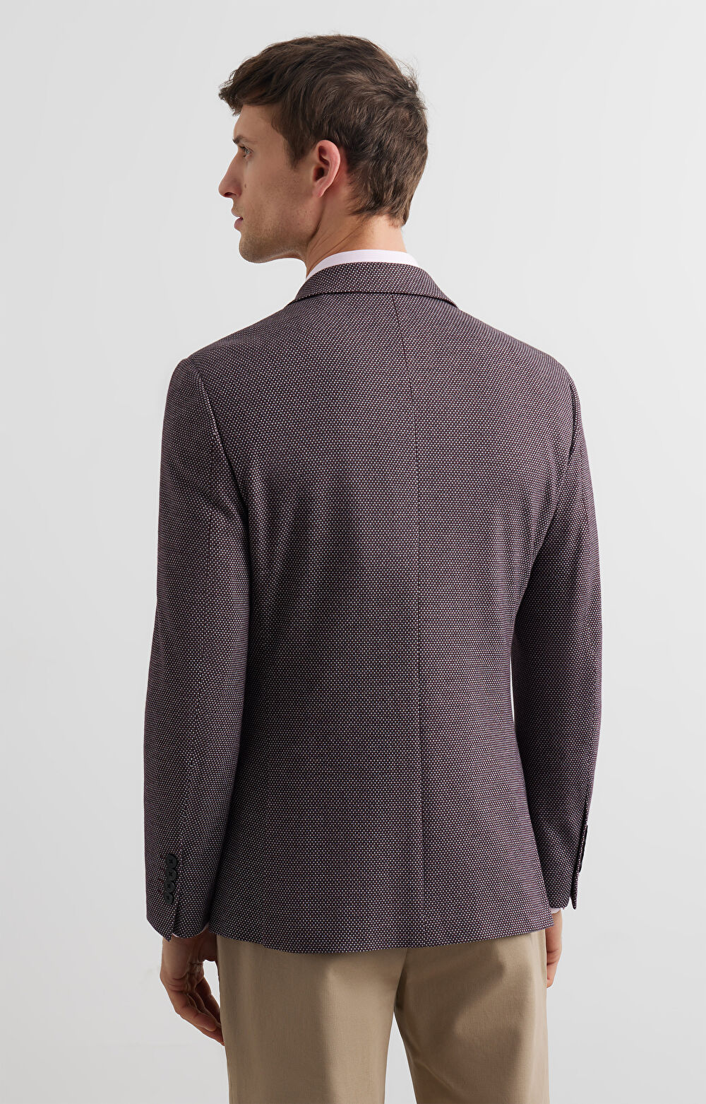 Dzianinowa marynarka super slim - 5