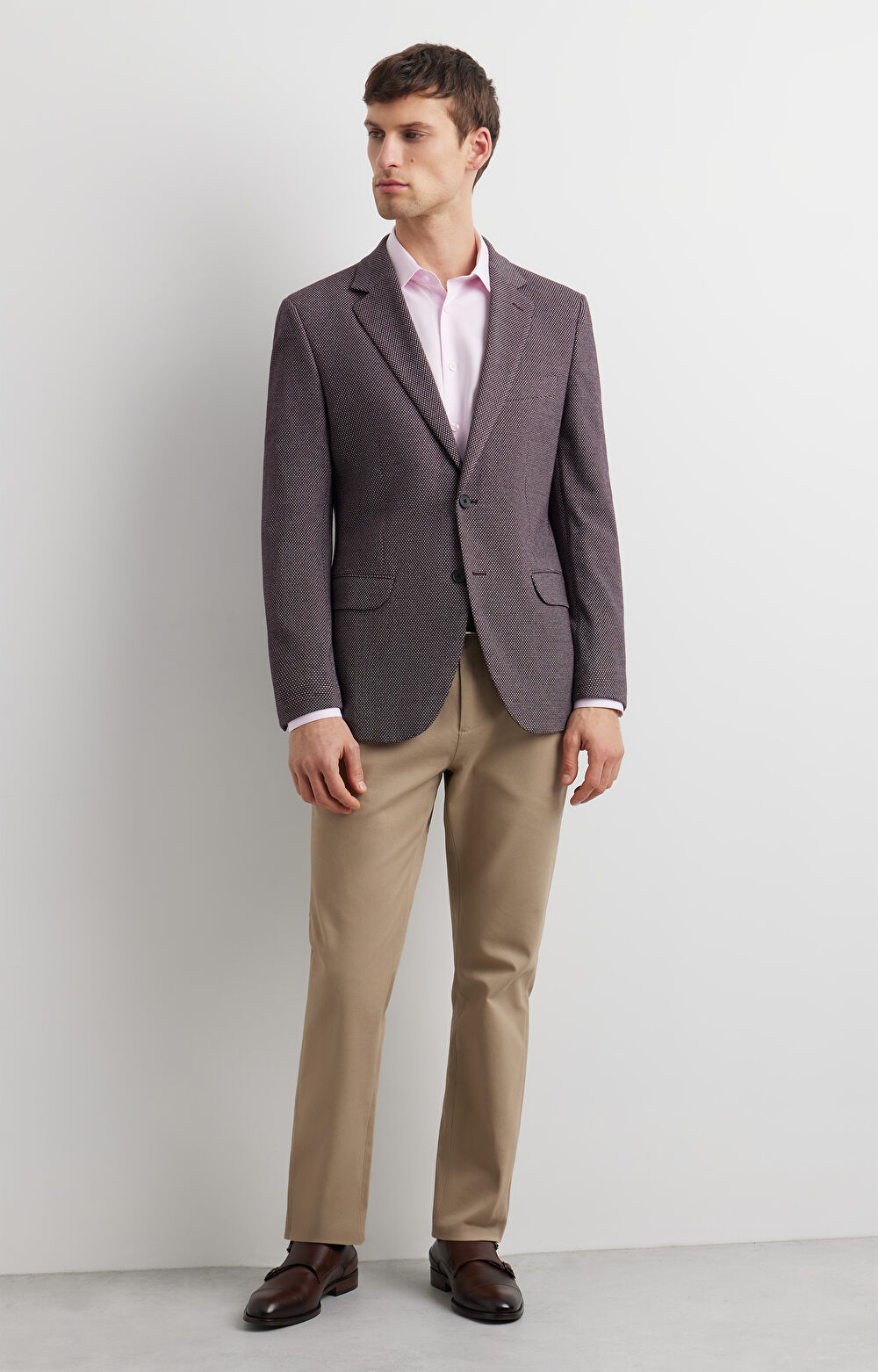 Dzianinowa marynarka super slim - 4