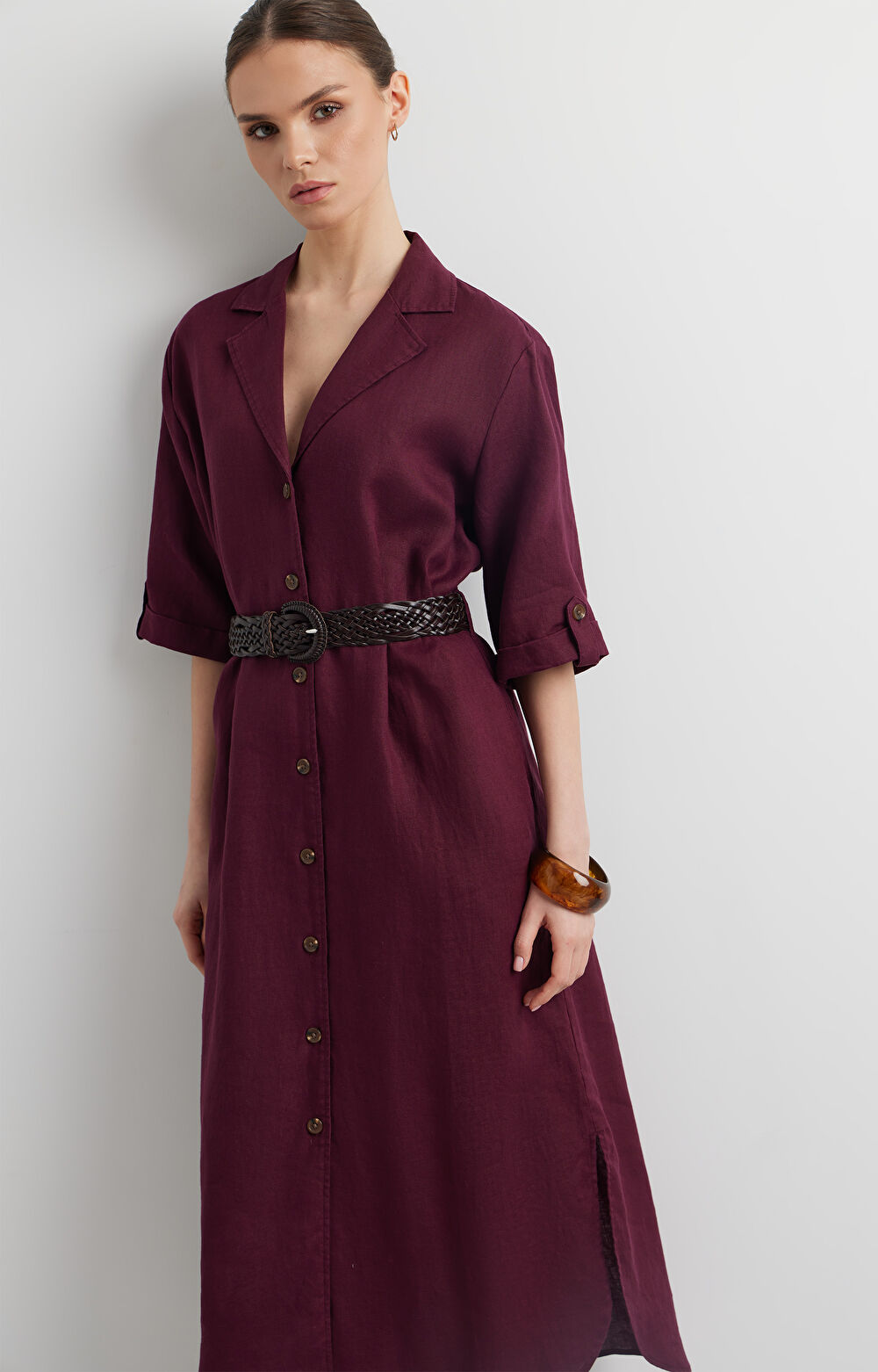 Sukienka koszulowa regular - 5