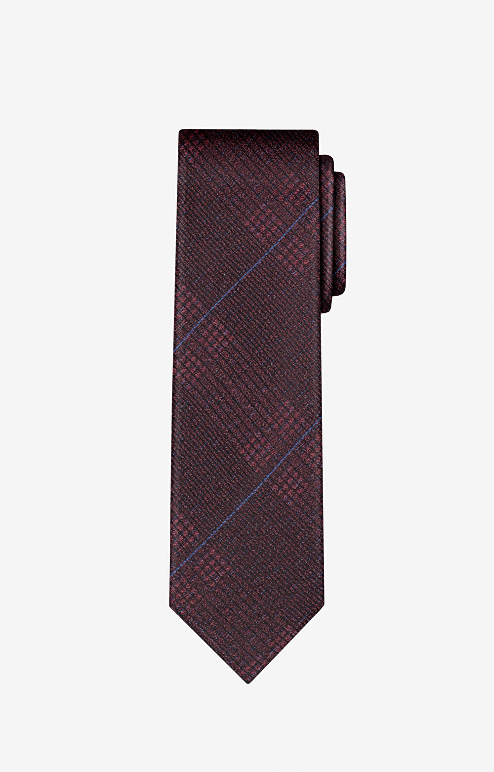 Jedwabny krawat w delikatny diagonal
