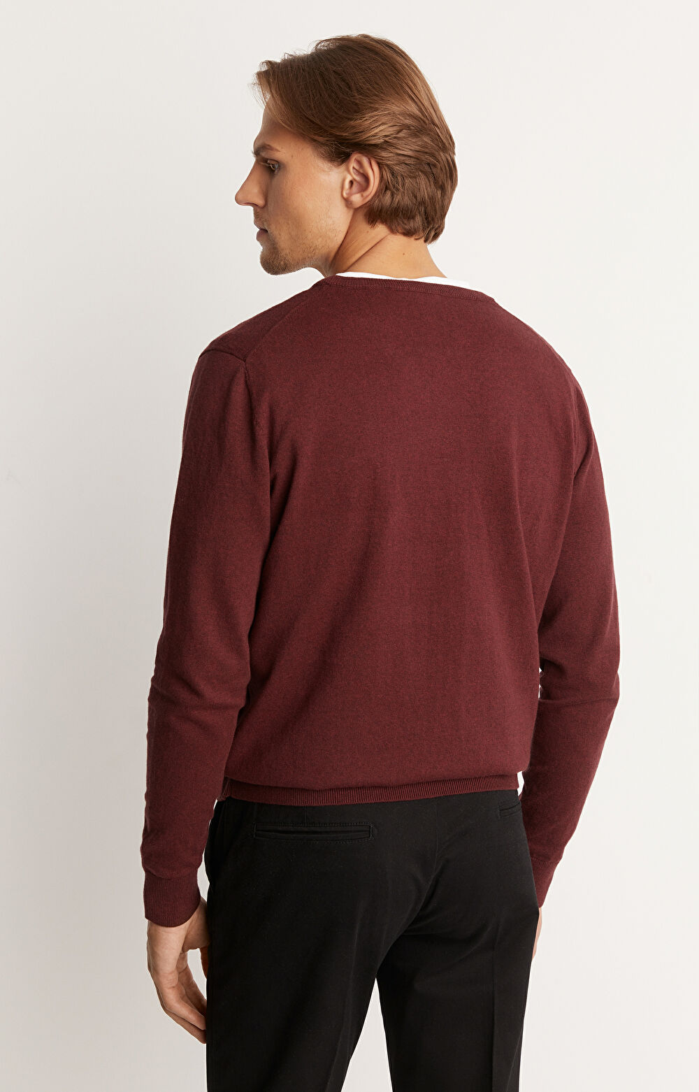 Sweter v-neck
