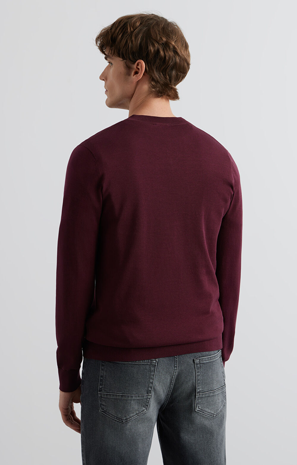 Sweter v-neck - 3