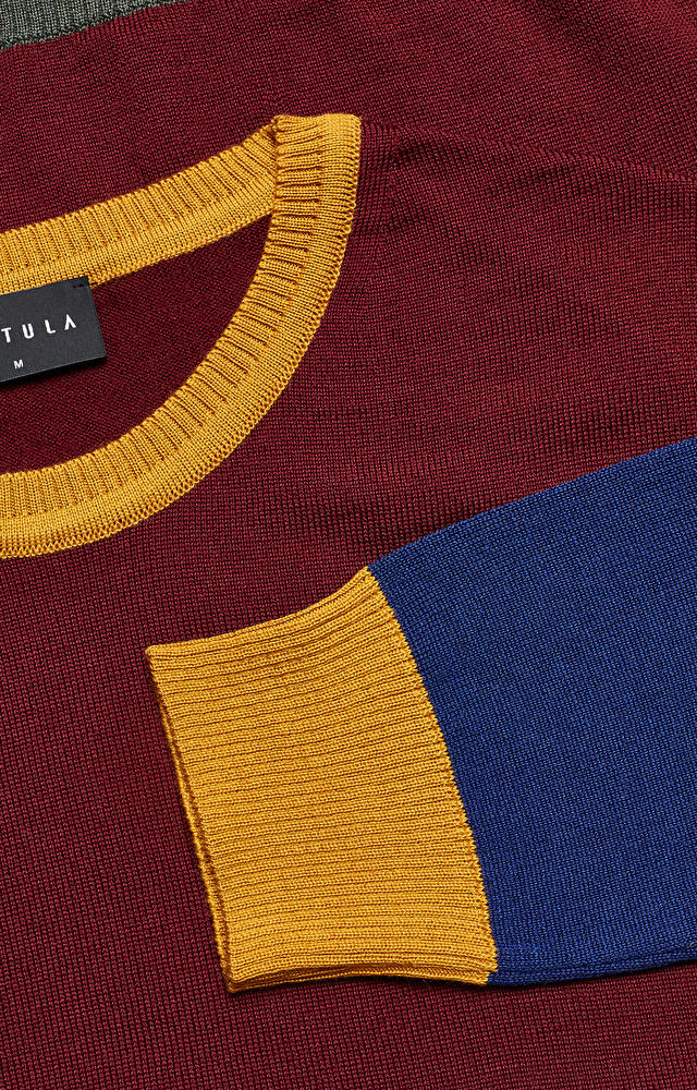 Lekki, wełniany sweter typu round-neck - 2