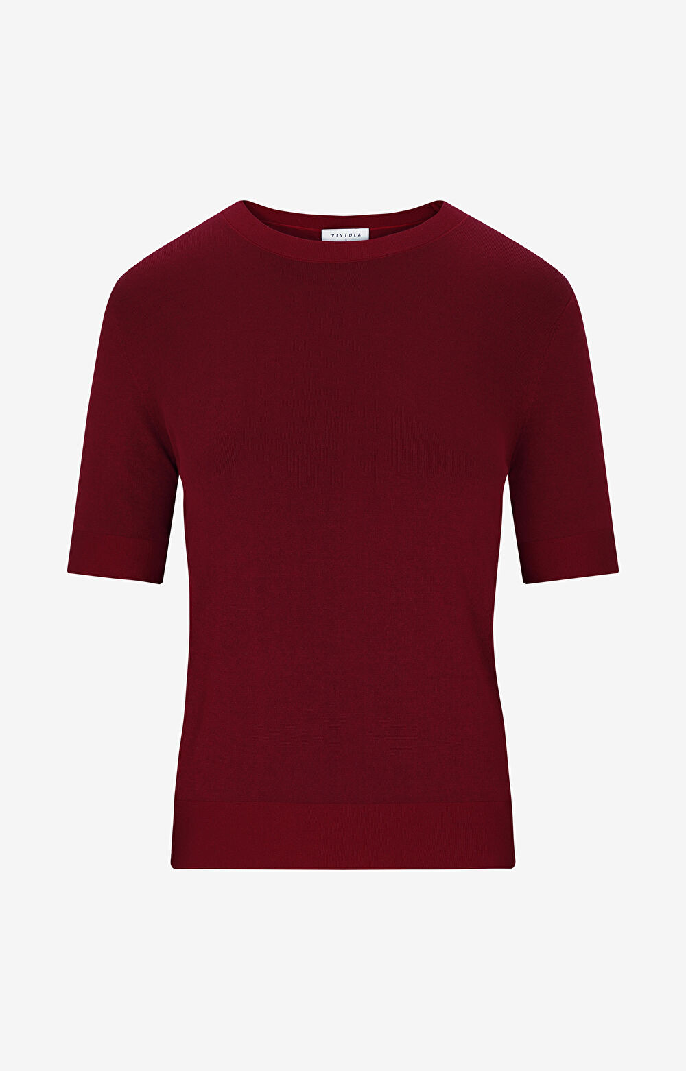 T-shirt swetrowy slim - 2