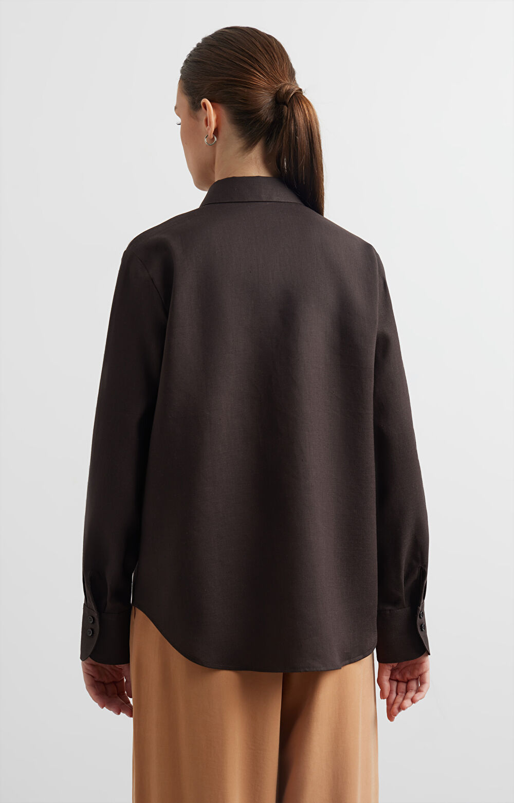 Lniana koszula slim - 2