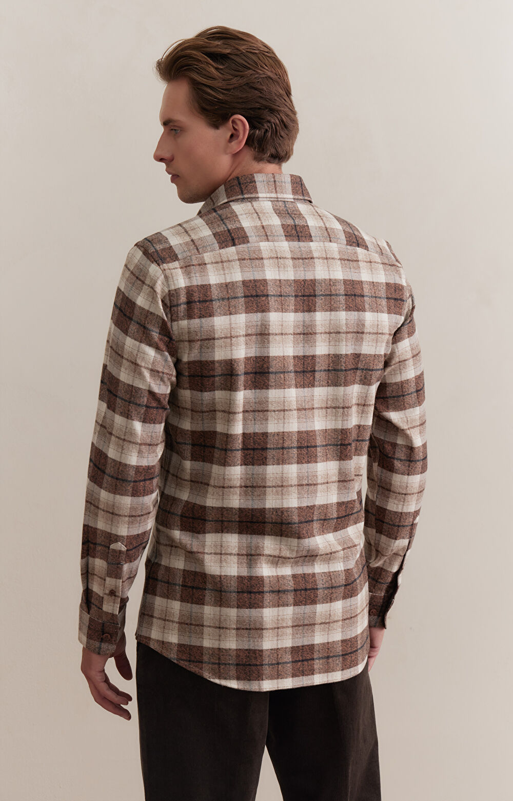 Flanelowa koszula w kratę - 3