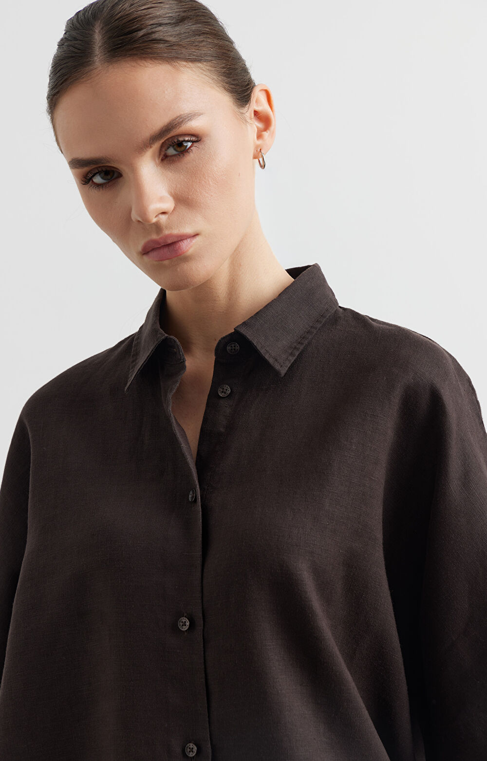 Lniana koszula regular - 3