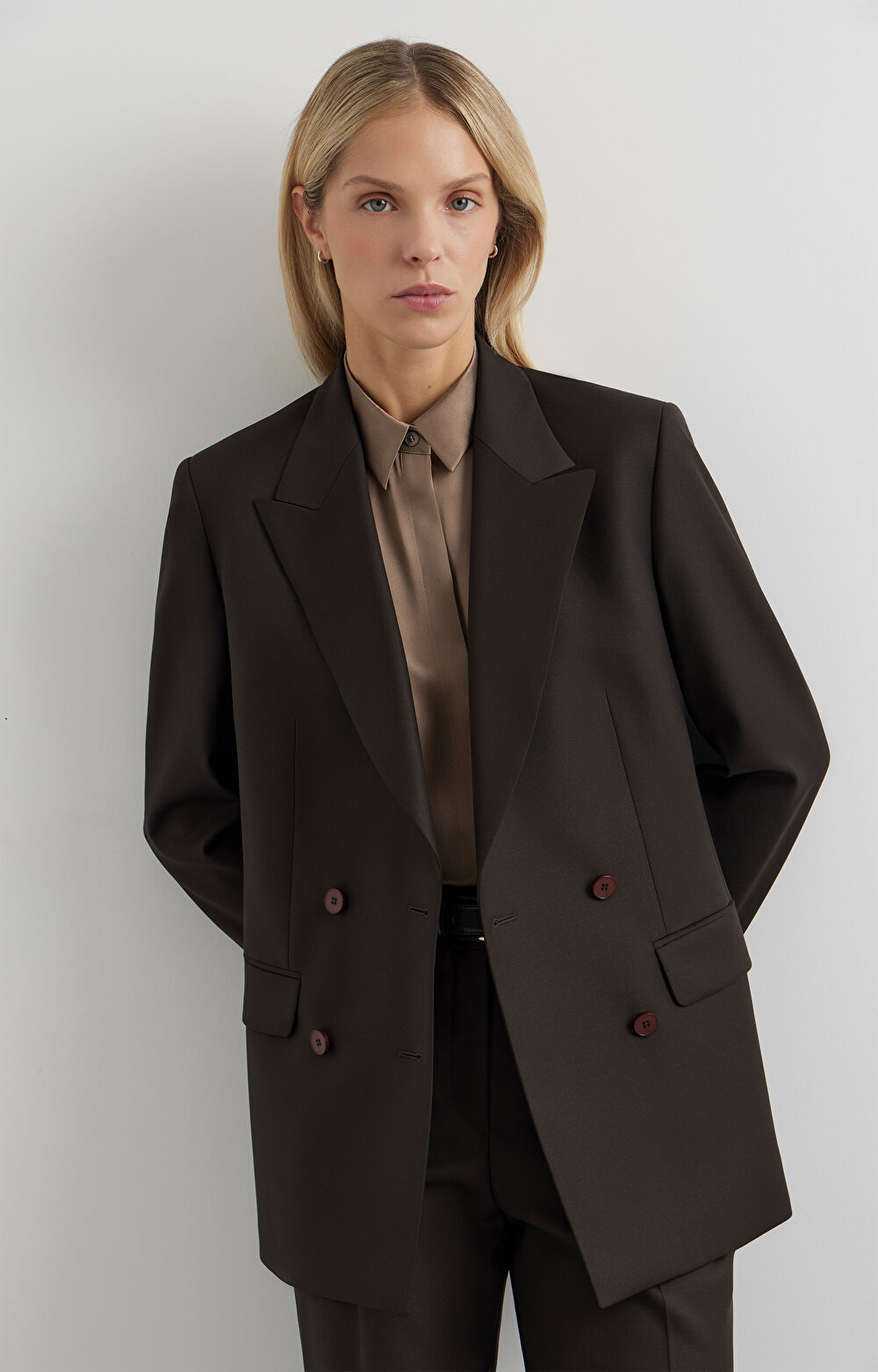 Brązowa marynarka - set VISTULA - 6