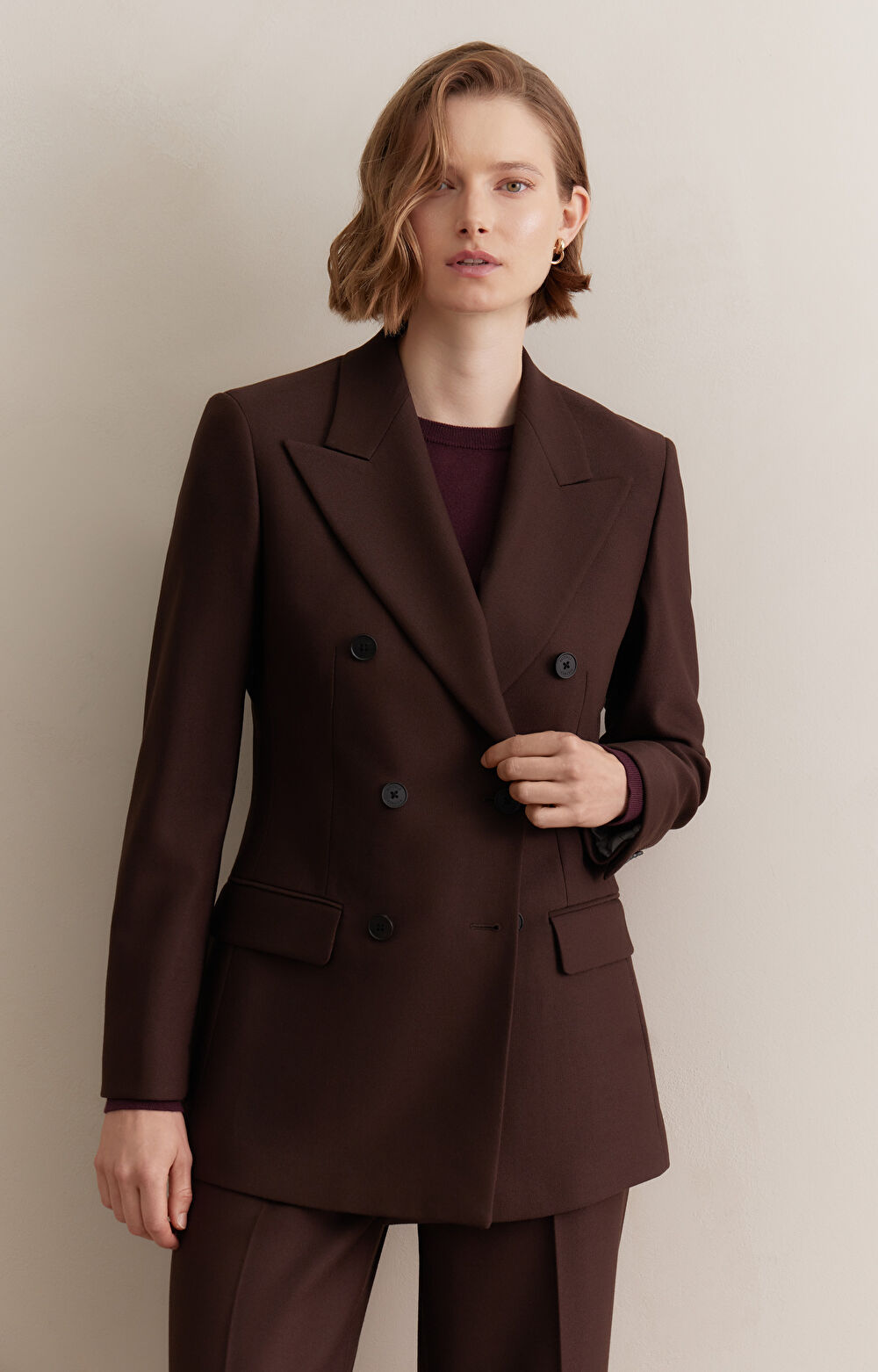 Dwurzędowa marynarka slim do garnituru - Mix&Match - 7