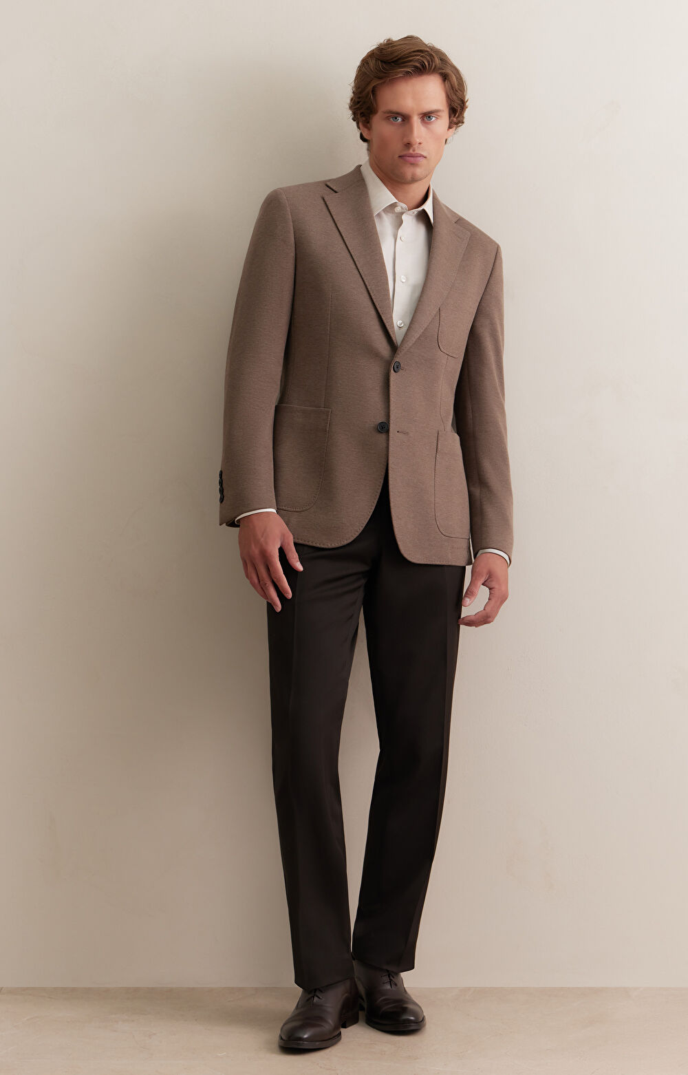 Dzianinowa marynarka super slim - 2