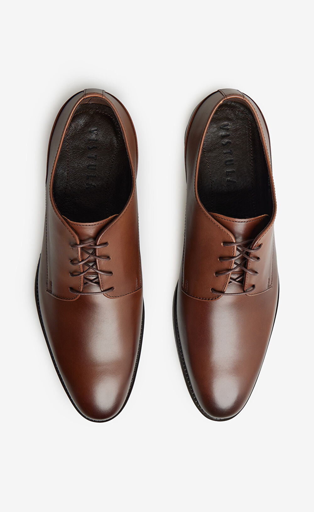 Skórzane półbuty typu derby - 3