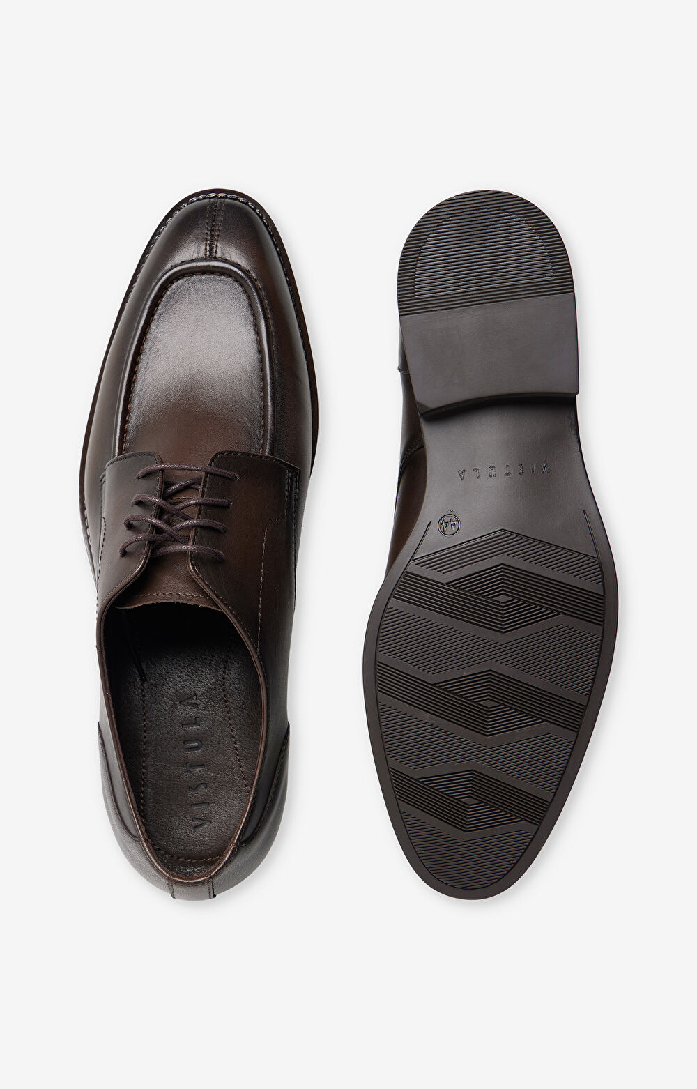 Skórzane półbuty typu derb - 4