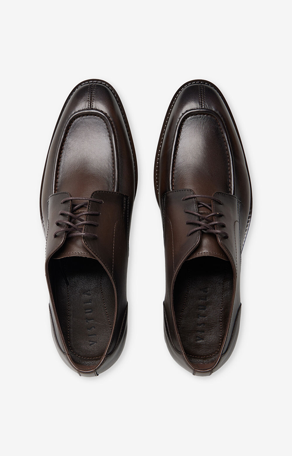 Skórzane półbuty typu derb - 3