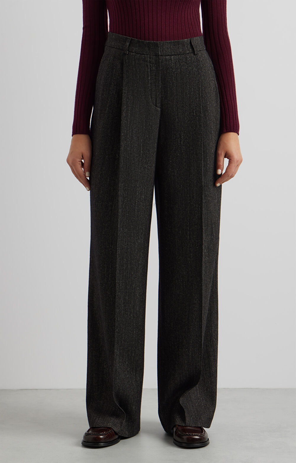 Spodnie wide leg do garnituru - Mix&Match - 2