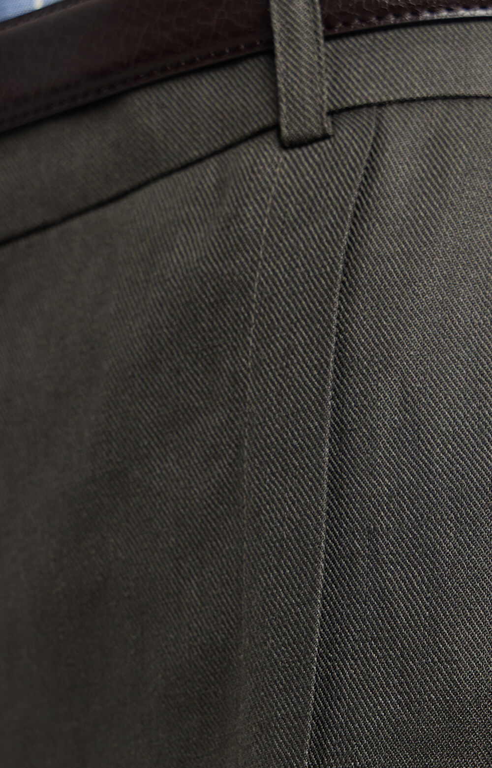 Lniane spodnie regular - 4