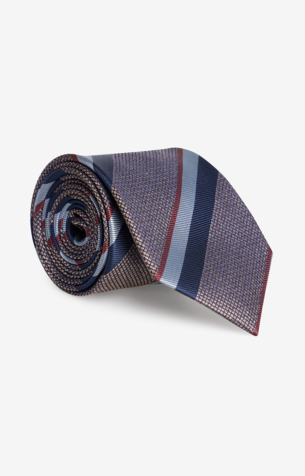 Jedwabny krawat w paski