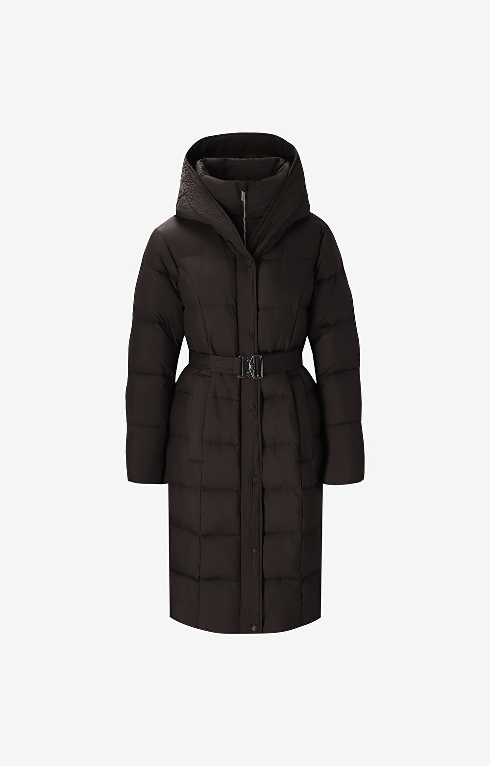 Puchowy pikowany płaszcz - 2