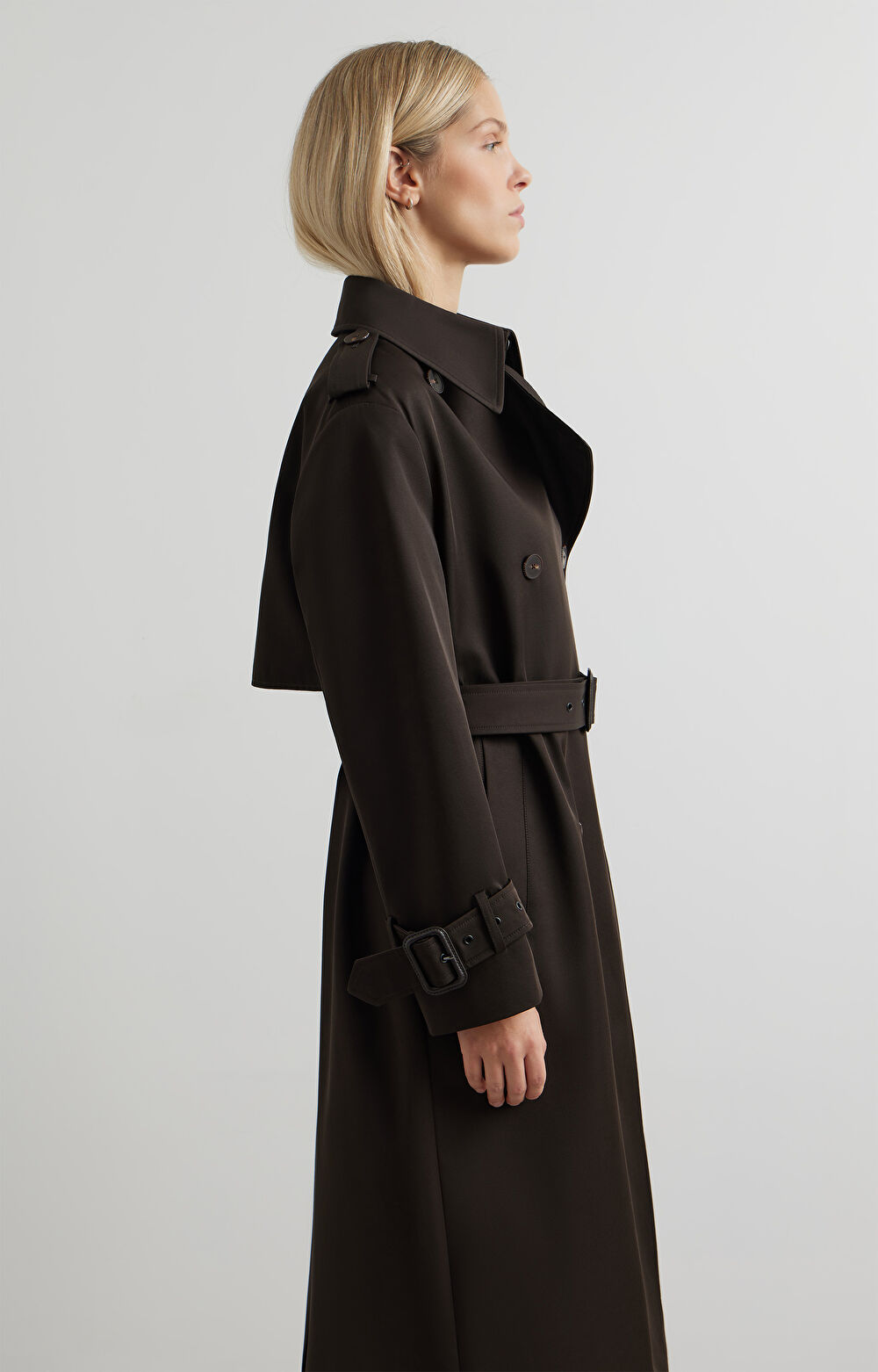 Dwurzędowy płaszcz slim - 6