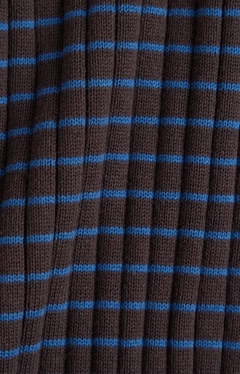 Prążkowany sweter round neck - 5