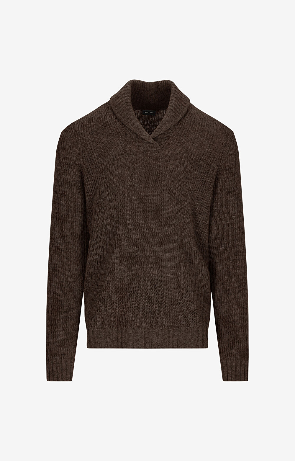 Sweter z kołnierzem szalowym - 2