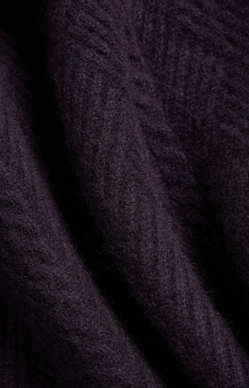 Brązowy sweter z wełny merino - 5