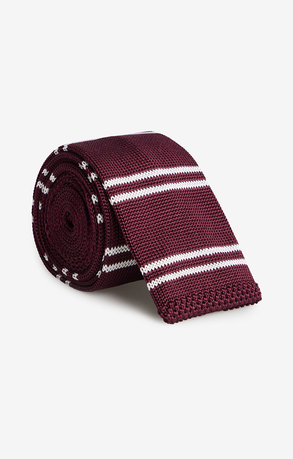 Jedwabny krawat w paski