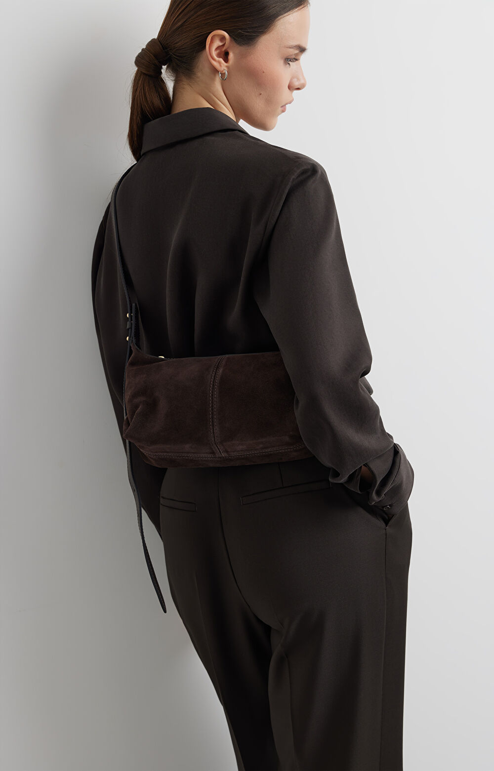 Zamszowa torebka - 7