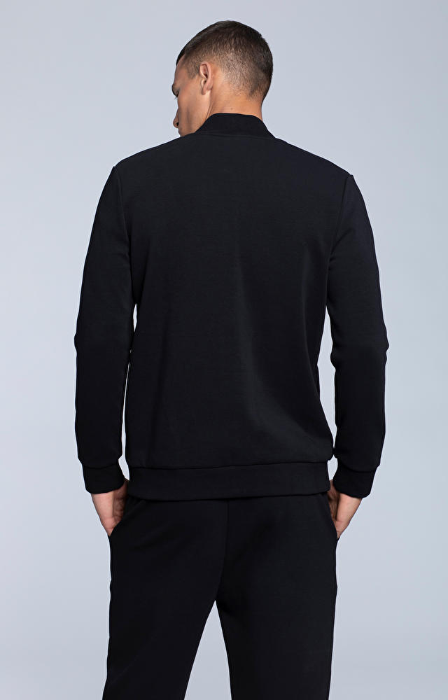 Rozpinana, sportowa bluza z bawełny pima - 3