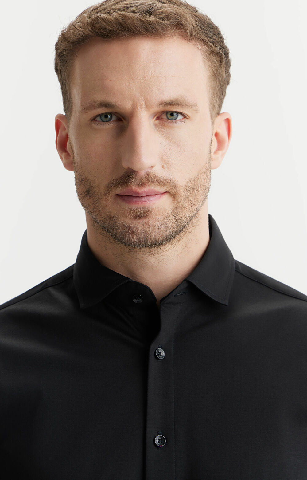 Dzianinowa koszula slim - 3