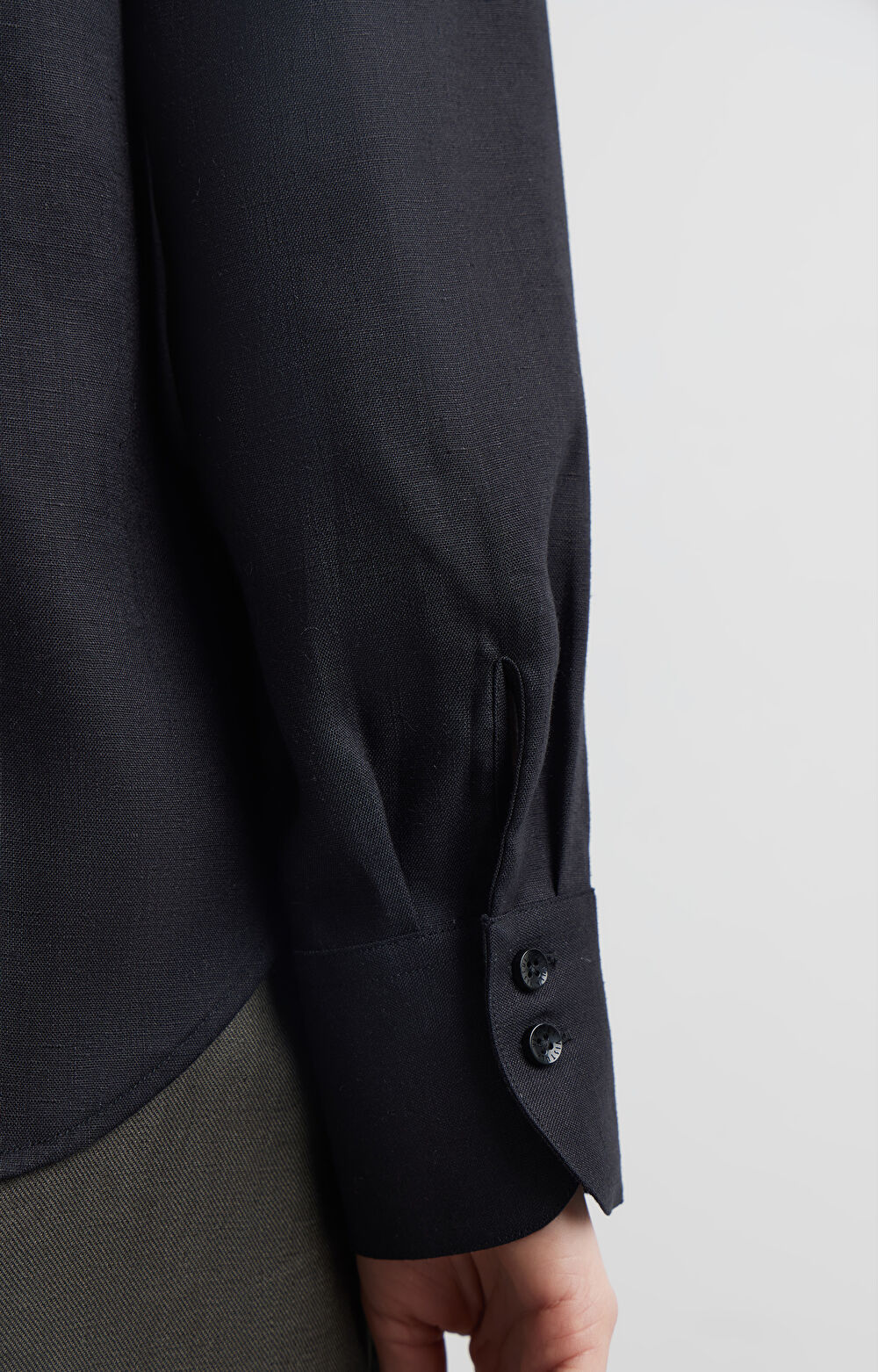 Lniana koszula slim - 5