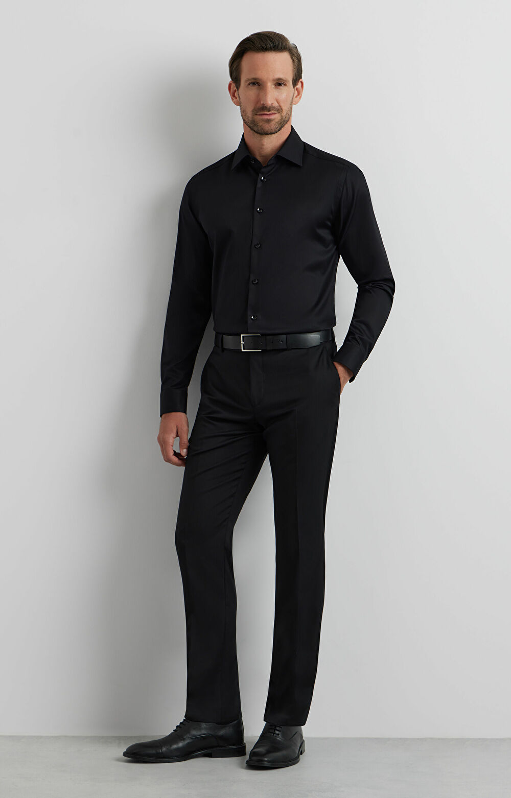 Koszula slim fit z bawełny Two Ply - 5