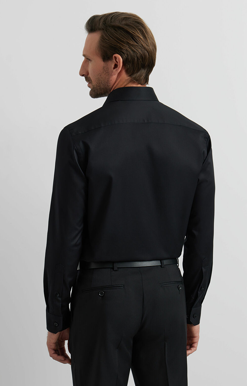 Koszula slim fit z bawełny Two Ply - 4