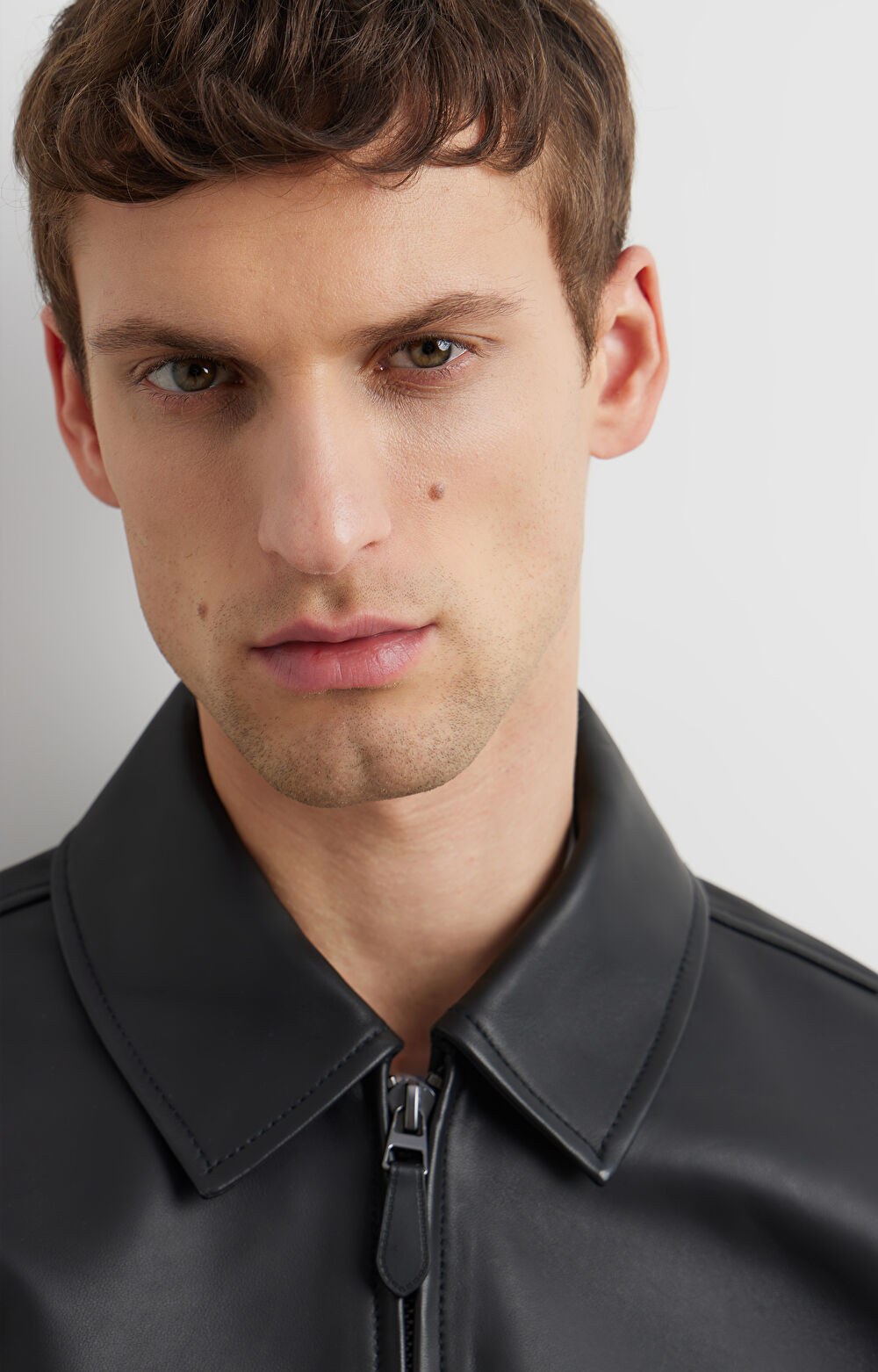 Skórzana kurtka typu harrington - 7