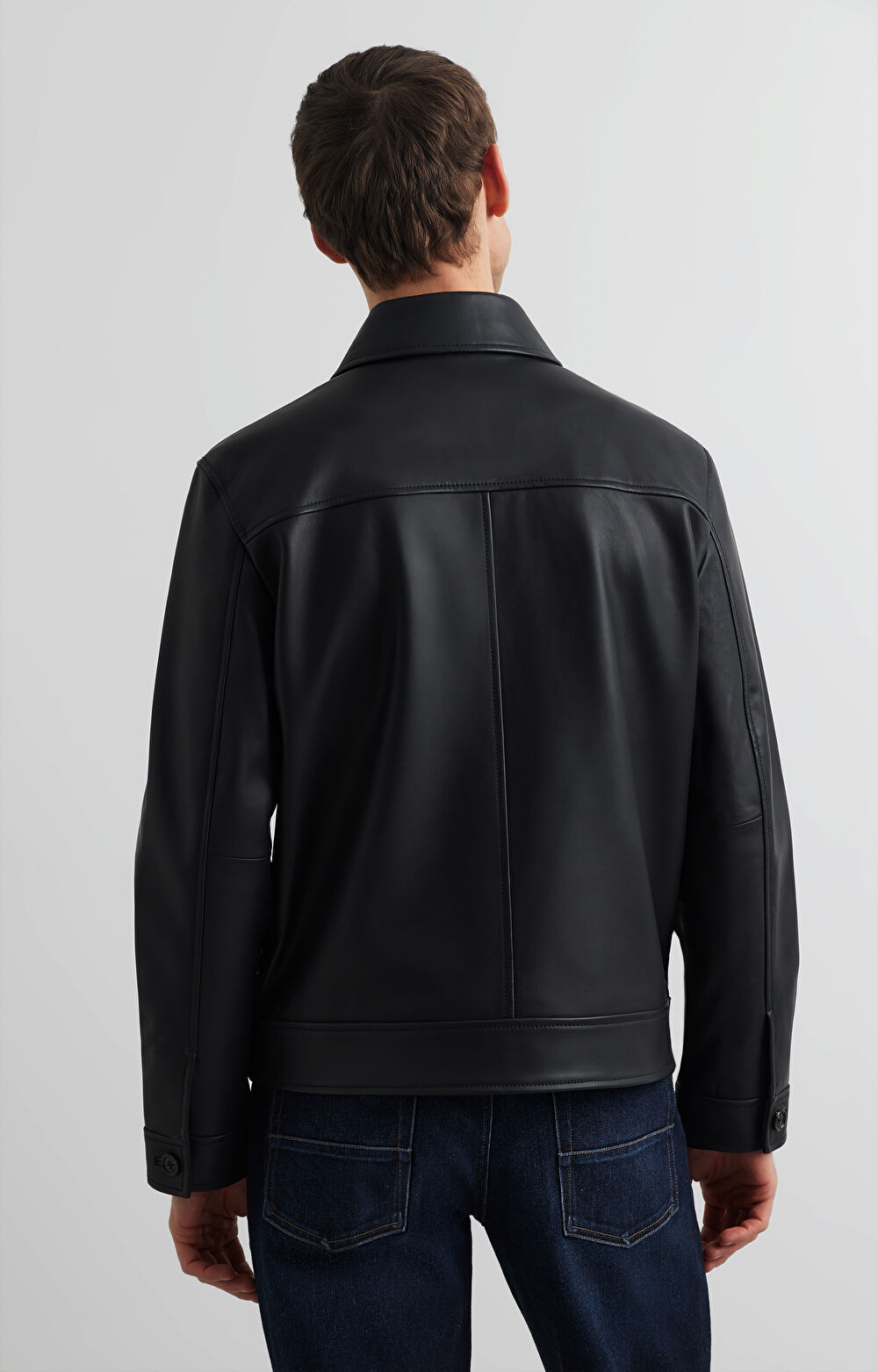 Skórzana kurtka typu harrington - 3