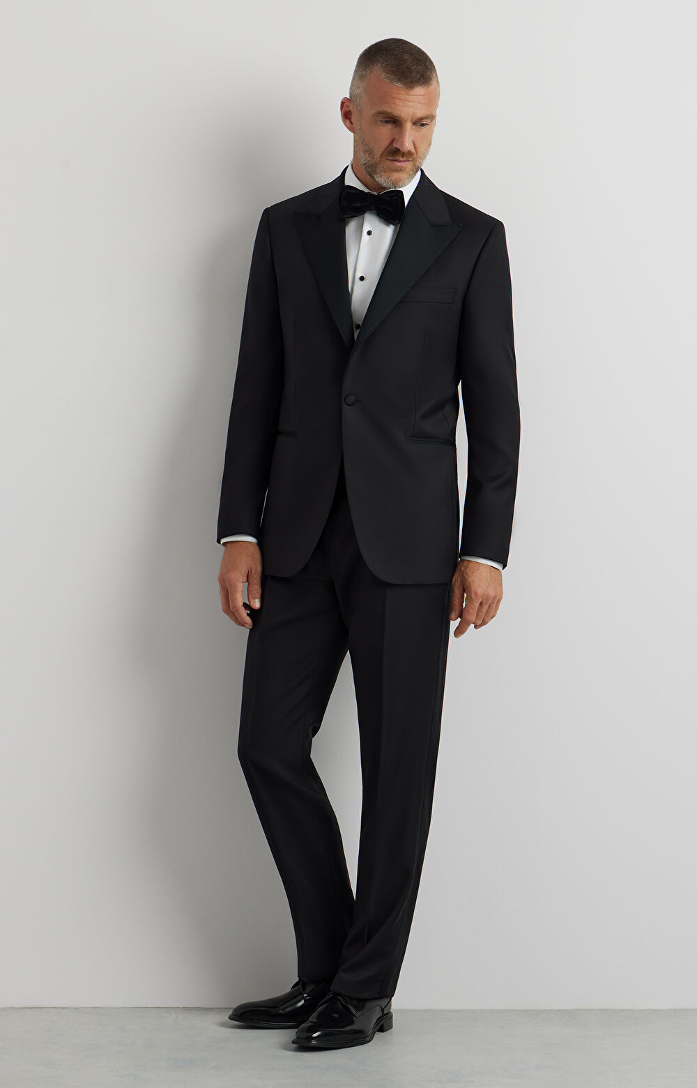 Smokingowa marynarka super slim do garnituru - Mix&Match - 3