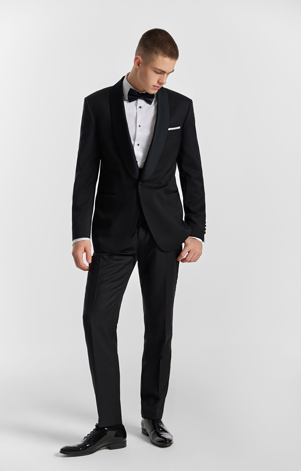 Smokingowa marynarka super slim do garnituru - Mix&Match - 8