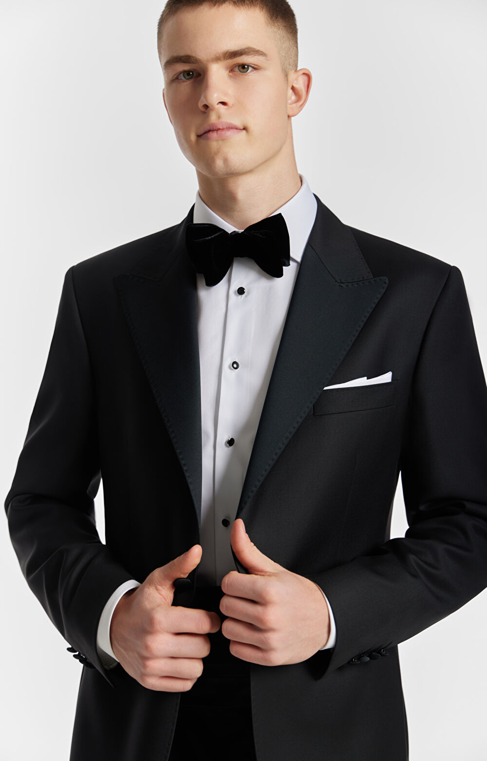 Smokingowa marynarka super slim do garnituru - Mix&Match - 8