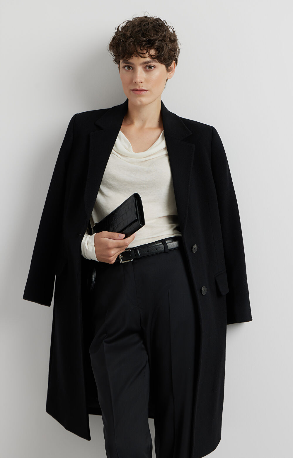 Wełniana marynarka slim - zestaw - 6