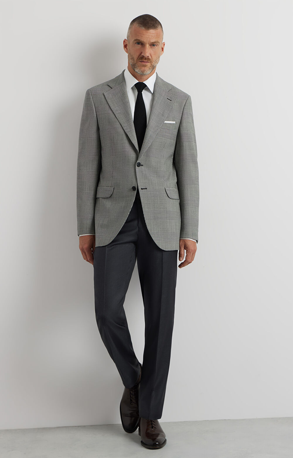 Marynarka super slim w kratę - 3