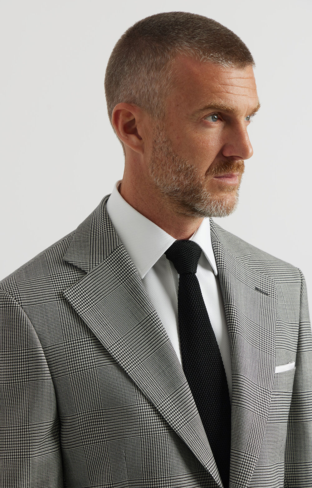 Marynarka super slim w kratę - 5