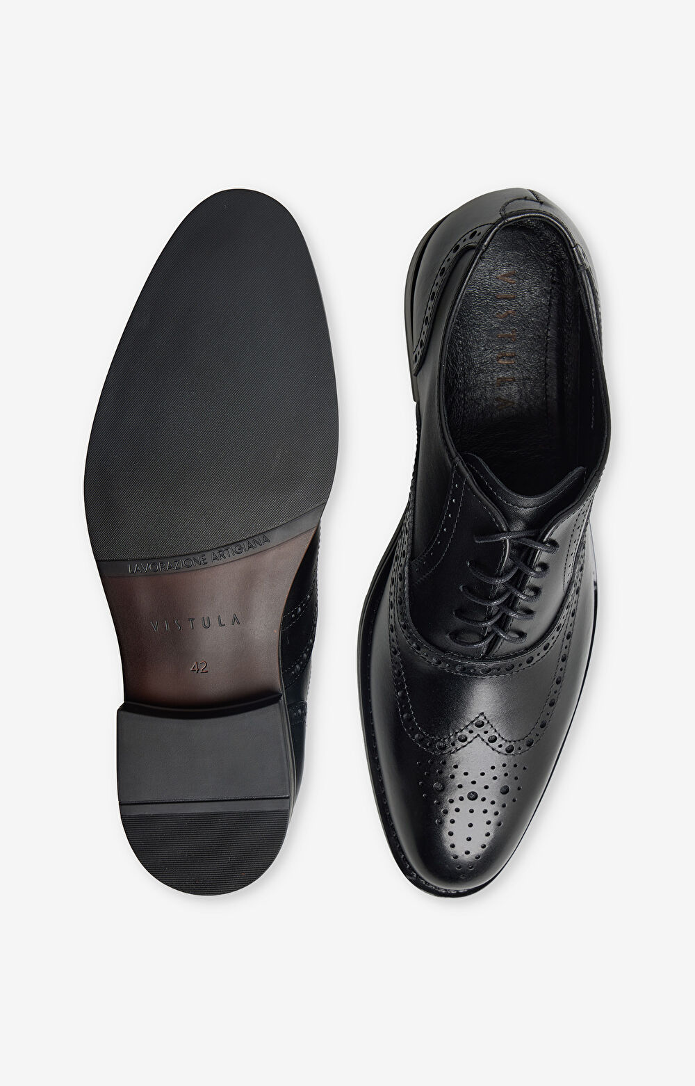 Skórzane półbuty typu Oxford - 4