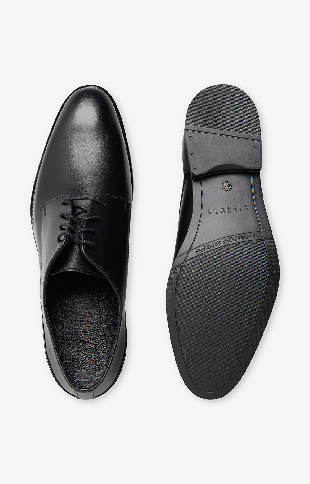 Skórzane półbuty typu derb - 4