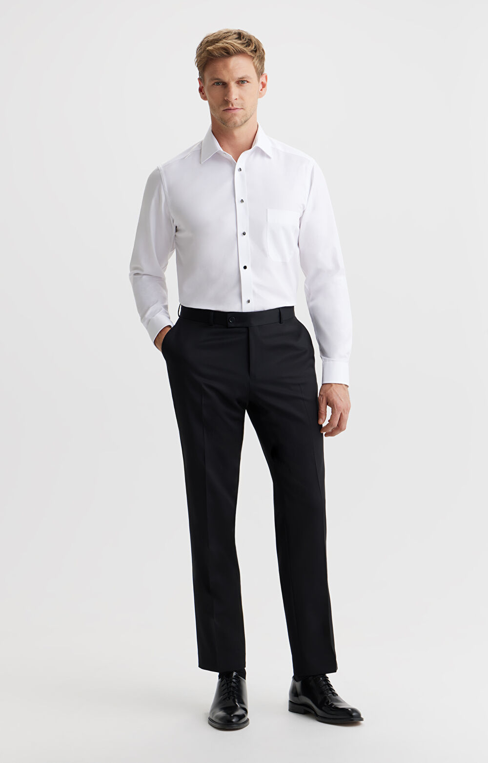 Spodnie slim fit do garnituru - Mix&Match - 3