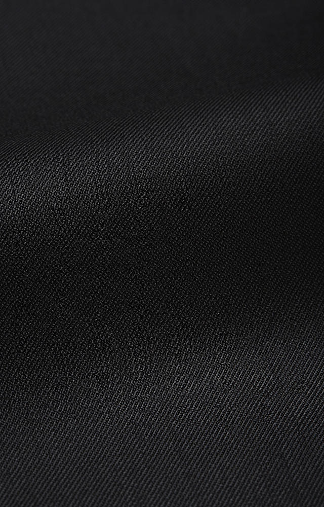 Dopasowany, wełniany garnitur z tkaniny o diagonalnym splocie - 7