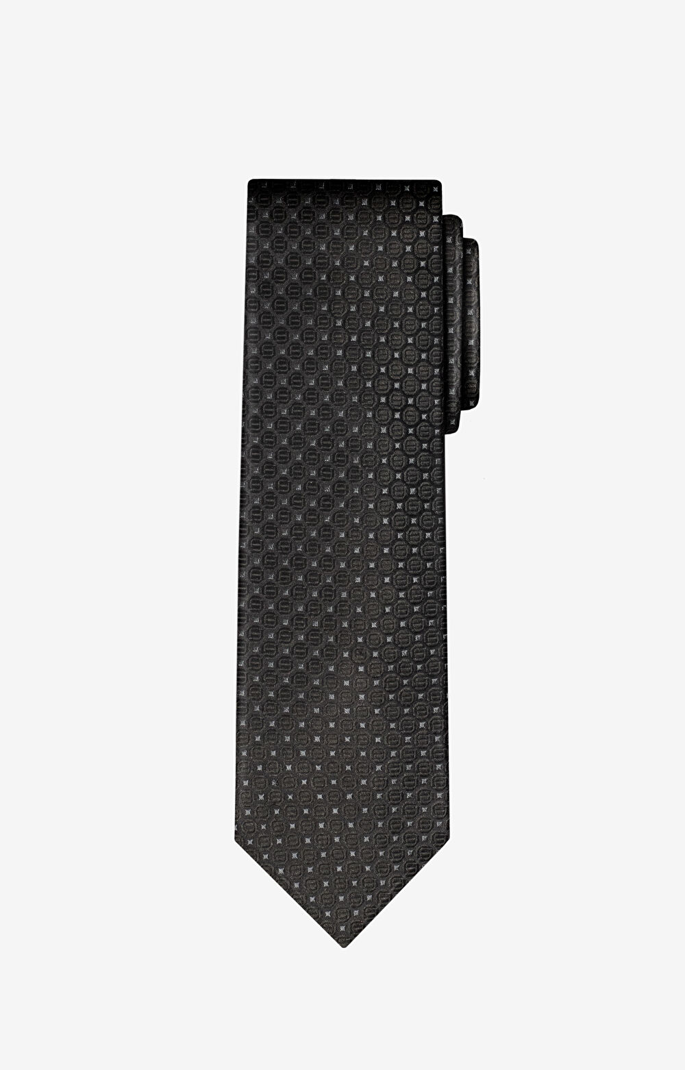 Jedwabny krawat w kropki