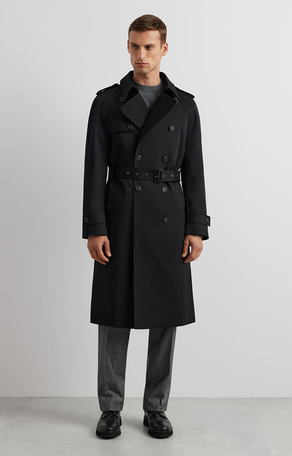 Dwurzędowy płaszcz