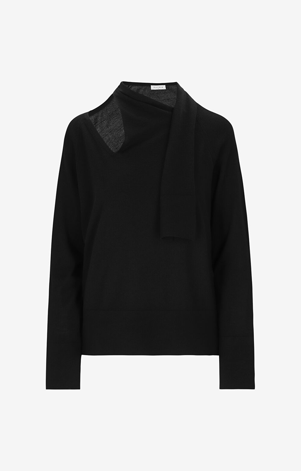 Sweter z asymetrycznym dekoltem - 2