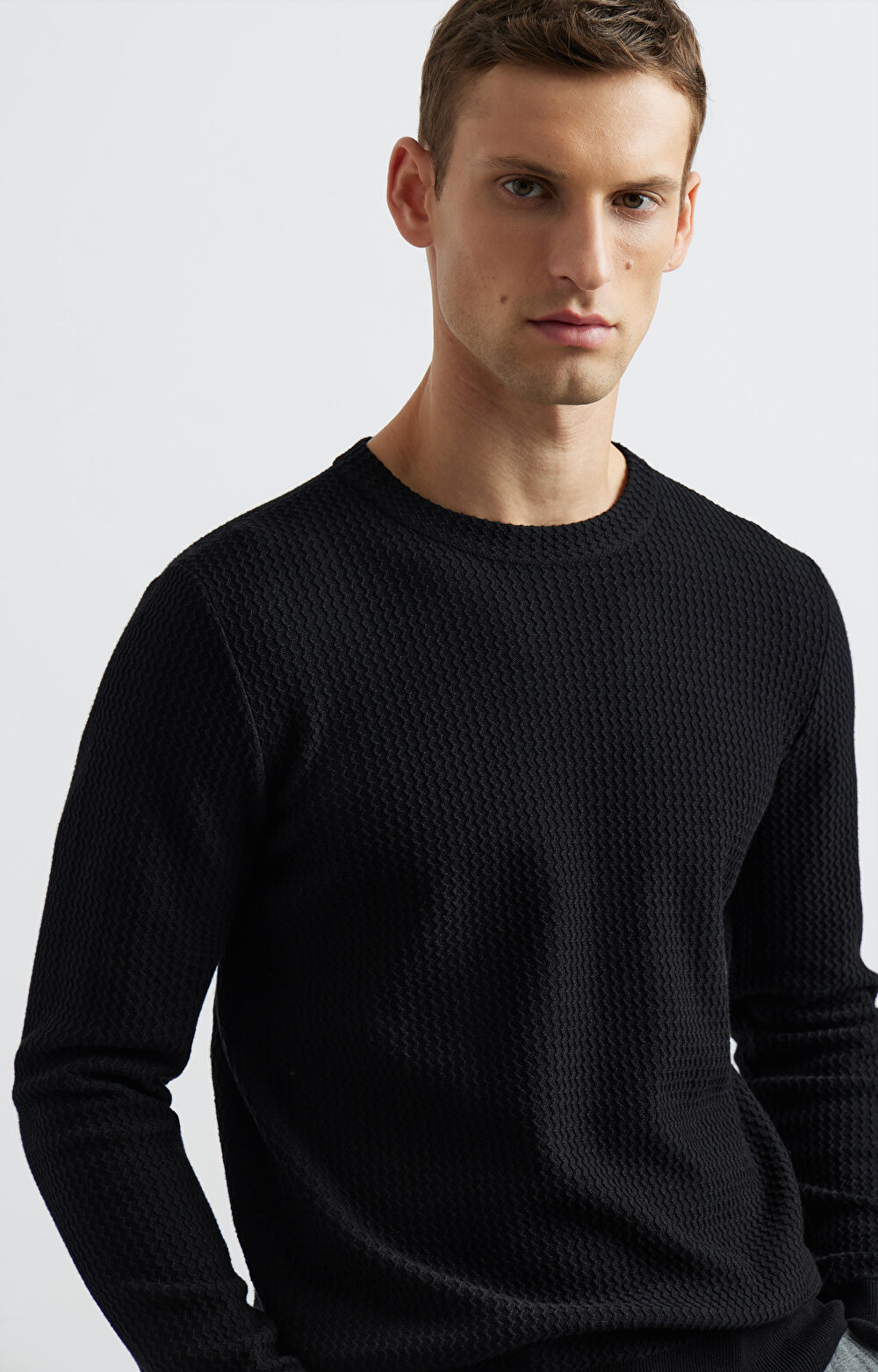 Sweter w mikrowzór - 5
