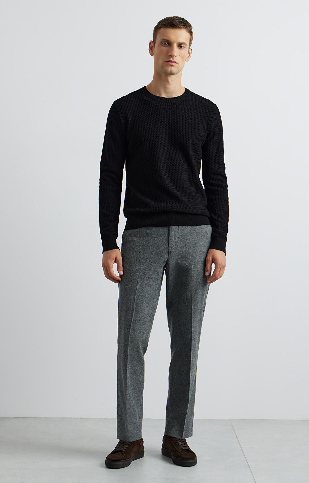 Sweter w mikrowzór - 4