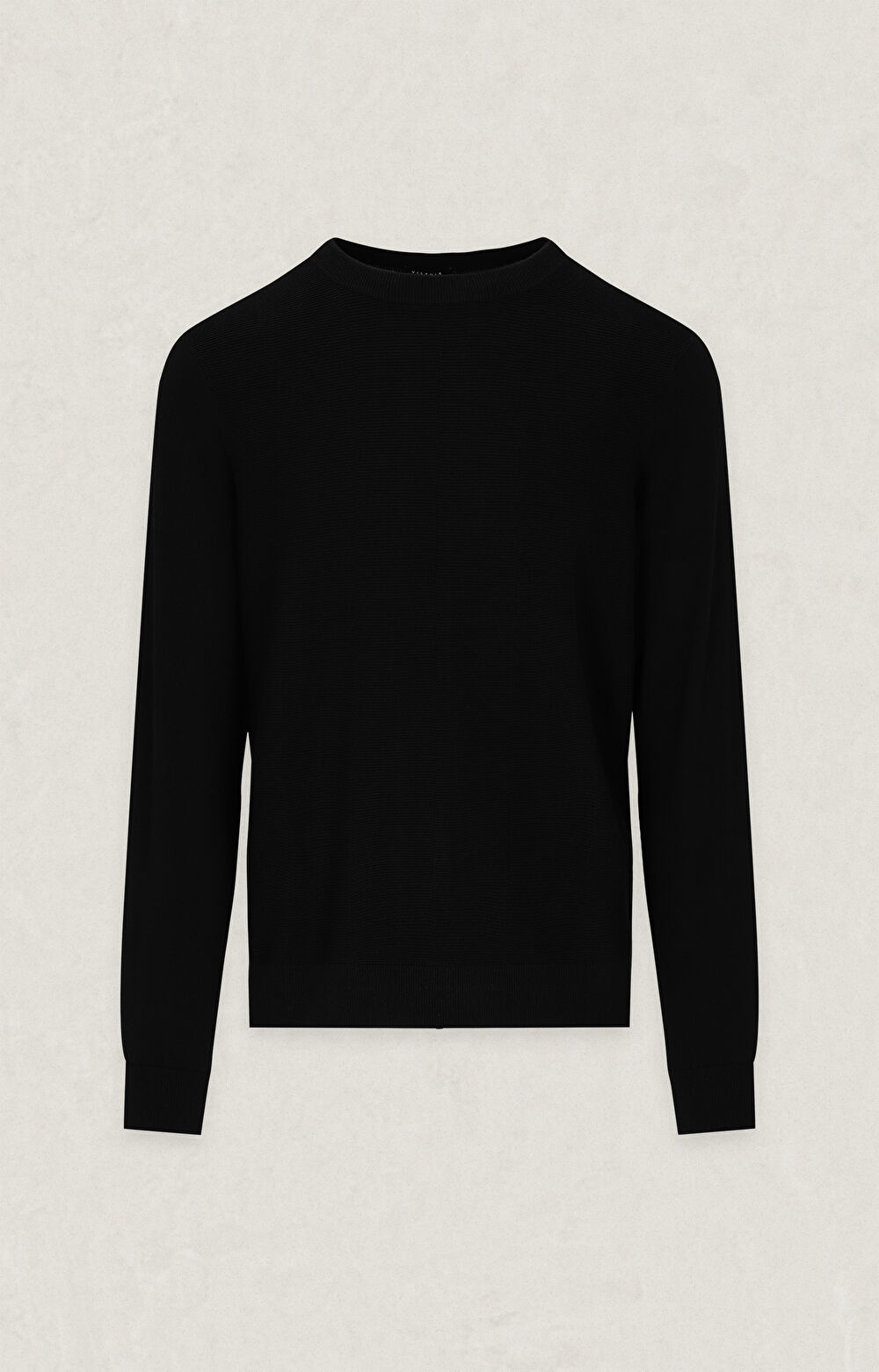 Bawełniany sweter w mikrowzór - 2